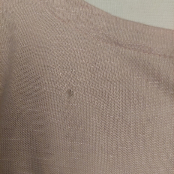 Metaphor Light Blush Pink Lightweight V Neck Long Sleeved Shirt Size XSmall - Picture 10 of 10